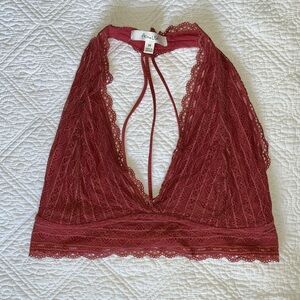 Active USA Lace Halter Bralette CA